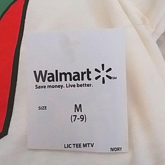 MTV Christmas T-Shirt with Christmas Sweater Motif Women's Cream Women's… - Picture 4 of 4